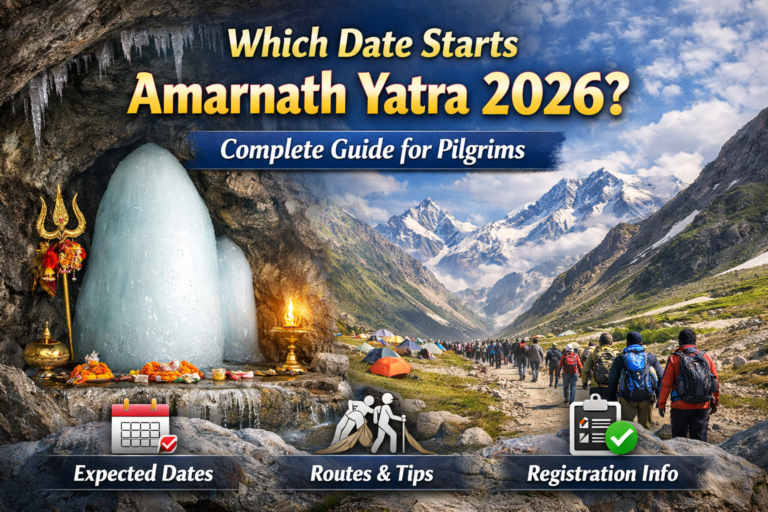 Which Date Starts Amarnath Yatra 2026?