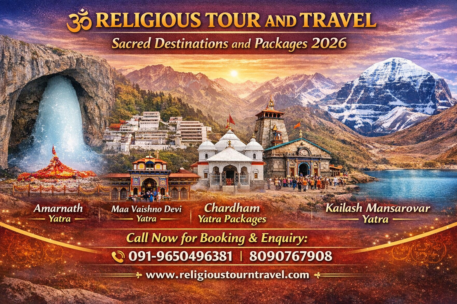 Religious Tour and Travel- Sacred Destinations and Packages 2026